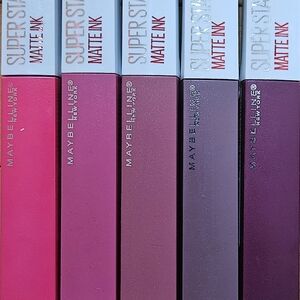 Maybelline Super Stay Matte Ink Liquid Lipstick — Lot Of 5